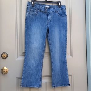 Route Blue Denim Capris